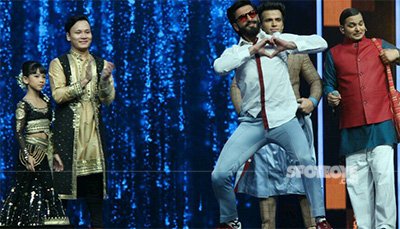 ranveer singh on super dancer befikre