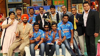 kapil sharma show blind cricket team