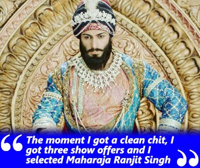 shaleen bhanot interview i got offered maharaja ranjit singh sson after getting a clean chit