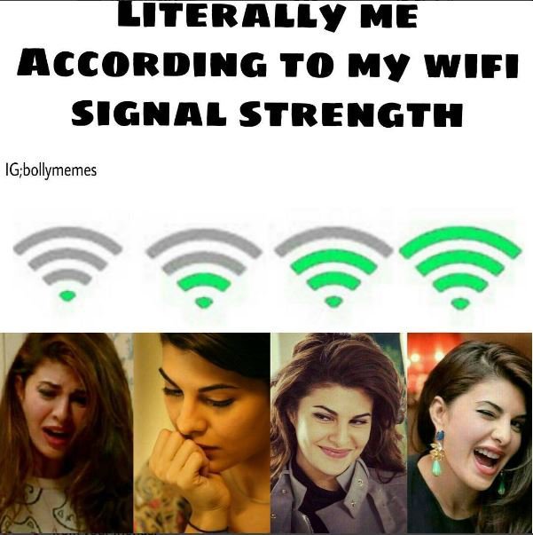 My signal strength Wifi's signal strength