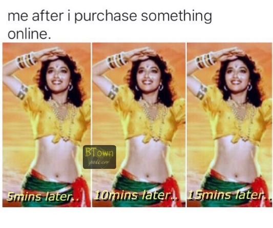 meme when you purchase something online