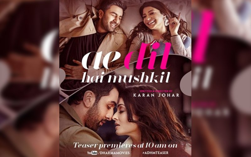 Ae Dil Hai Mushkil posters point towards an intriguing romantic tale!