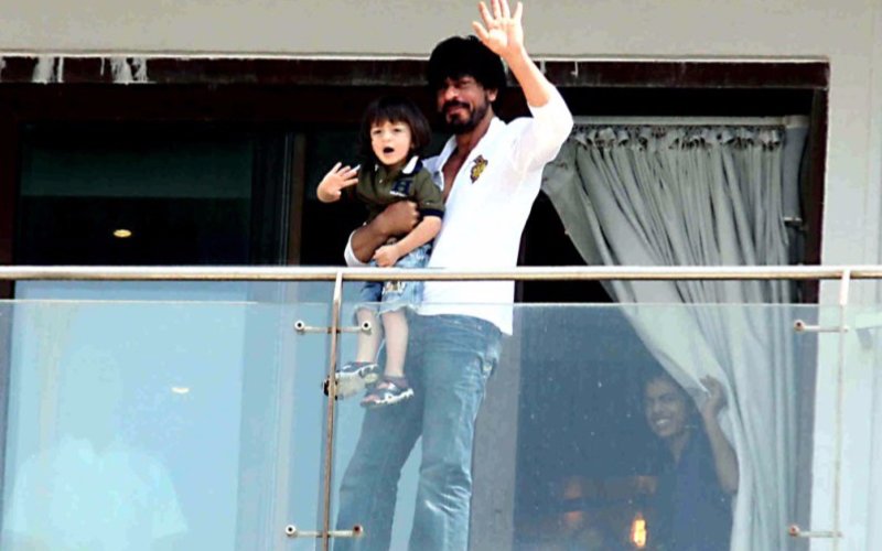 WATCH: Shah Rukh and AbRam greet fans ahead of Eid celebrations