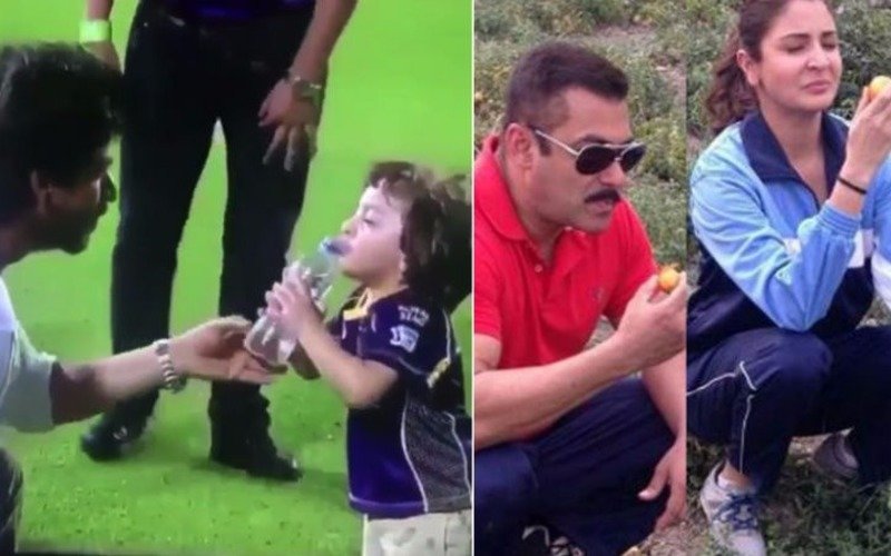 Salman-Anushka Feast on Organic Tomatoes, Srk-Abram's Cute Video Goes Viral