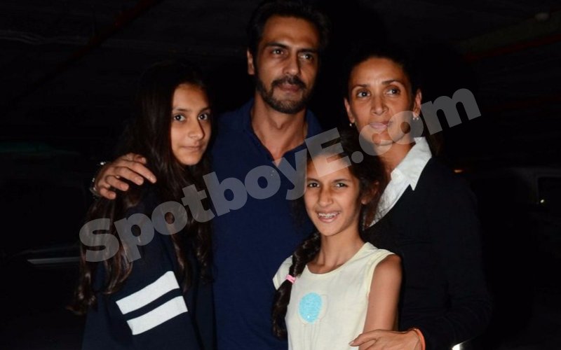 WE ARE FAMILY: Arjun Rampal’s dinner outing with Mehr and kids
