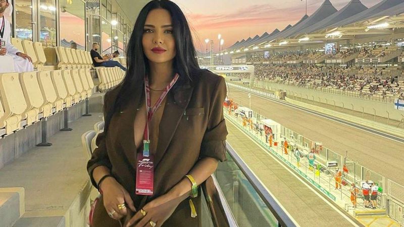 VIRAL! Esha Gupta BRALESS Look From Her Appearance At F1 Race Drives Internet Crazy; Covers Her Busty Assets With Just A Blazer!