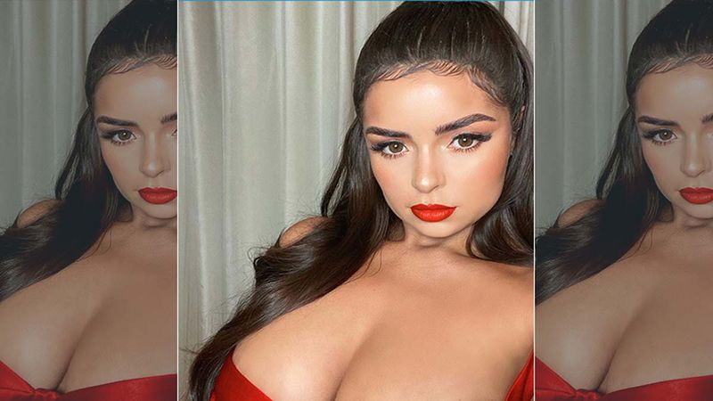 Demi Rose leaves almost nothing to the imagination as she