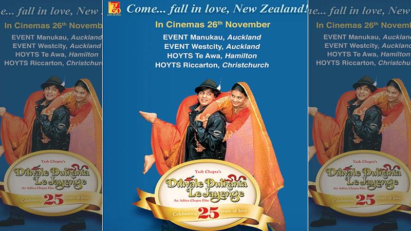 Dilwale Dulhania Le Jayenge To Re-Release In New Zealand On November 26 To Celebrate Its 25 Years Of Release; Yaay