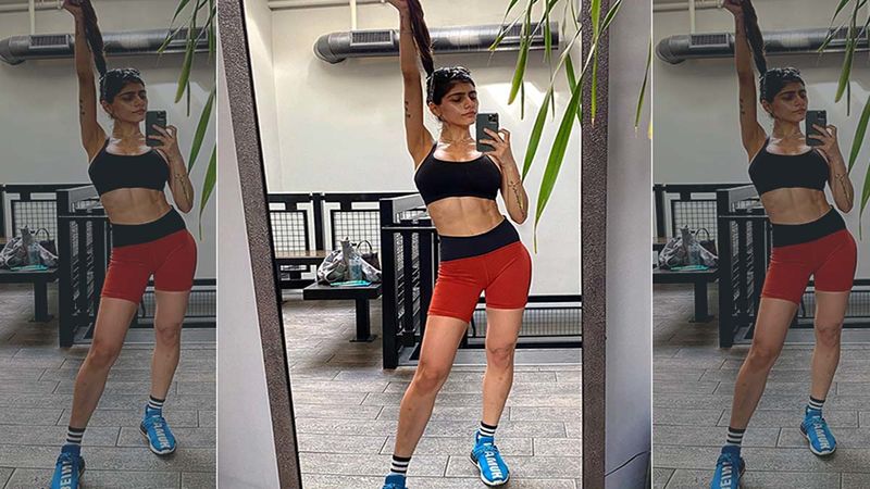 Former Porn Star Mia Khalifa Flashes Her Abs As She Shares Her Fabulous Transformation- Pics Inside