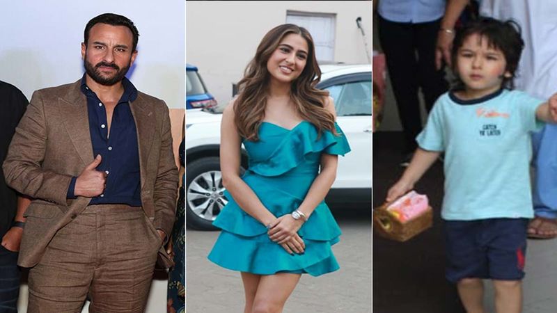 Saif Ali Khan Gets Clicked With Sara Ali Khan And Taimur Ali Khan; Tim Tim Looks Uber Cool In His Cowboy Avatar-Deets INSIDE