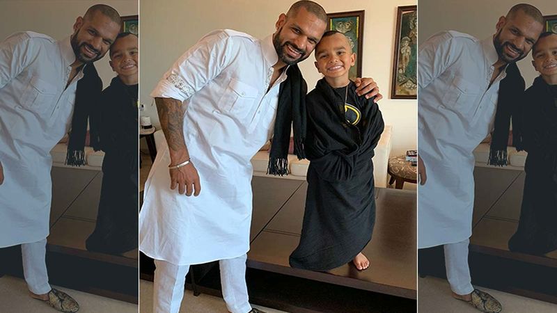 Shikhar Dhawan's Son Zoraver Is A Pro At Being A Makeup Artist; Cricketer Gets A Makeover Amidst The Lockdown- Video Inside