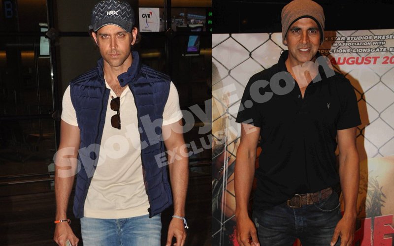 Hrithik missing from Akshay's party. Was he invited?