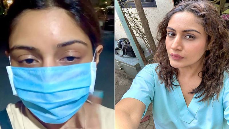 Coronavirus Scare: Surbhi Chandna's Dad Asks Her To Wear A Mask; Gives A Glimpse Of Safety Measure Taken By Residential Premises