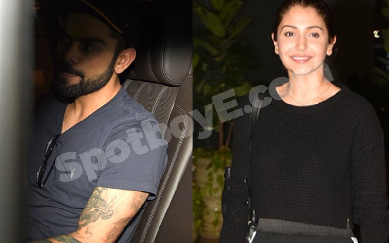 Virat sees off Anushka, gets lovey-dovey at airport