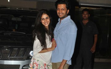 Genelia D'souza Rushes Into Her Husband's Arms