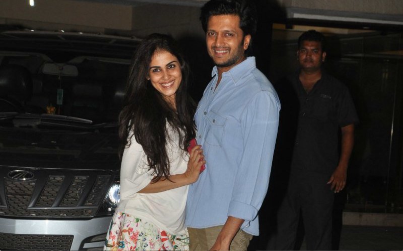 Genelia D'souza Rushes Into Her Husband's Arms