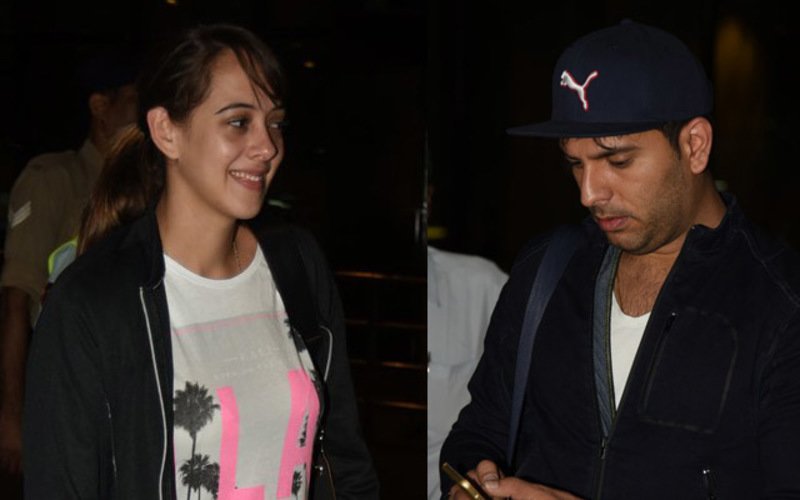 Yuvraj And Girlfriend Hazel Back From A Holiday