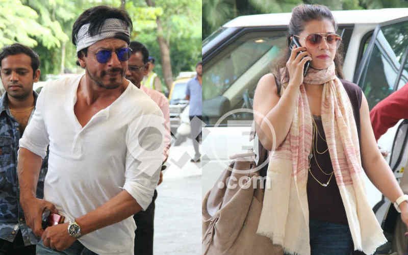 Spotted! Shah Rukh-Kajol Leave For Final Schedule Of Dilwale