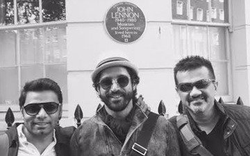 Farhan Akhtar Visits John Lennon's Home