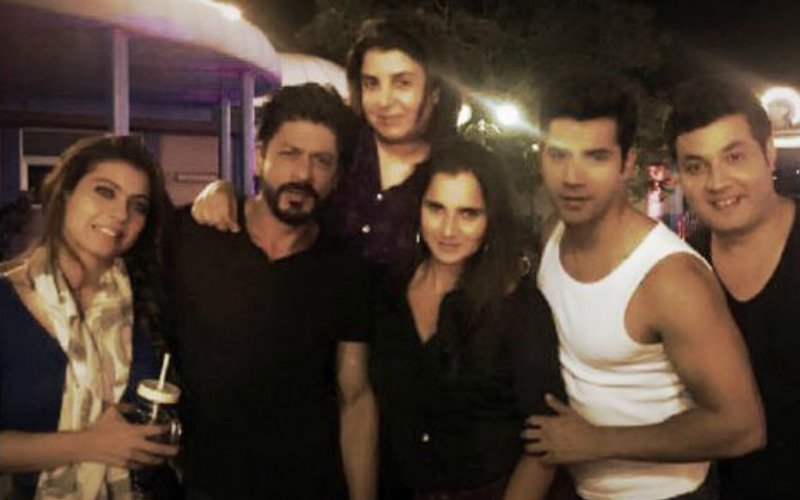 Shah Rukh And His Dilwale Team Play The Perfect Host To Sania Mirza