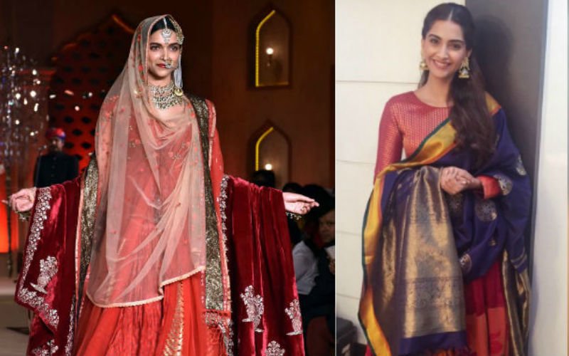 Deepika, Sonam Overdo The Desi Look