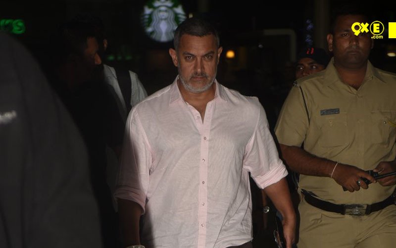 Injured Aamir Khan Rushes Home