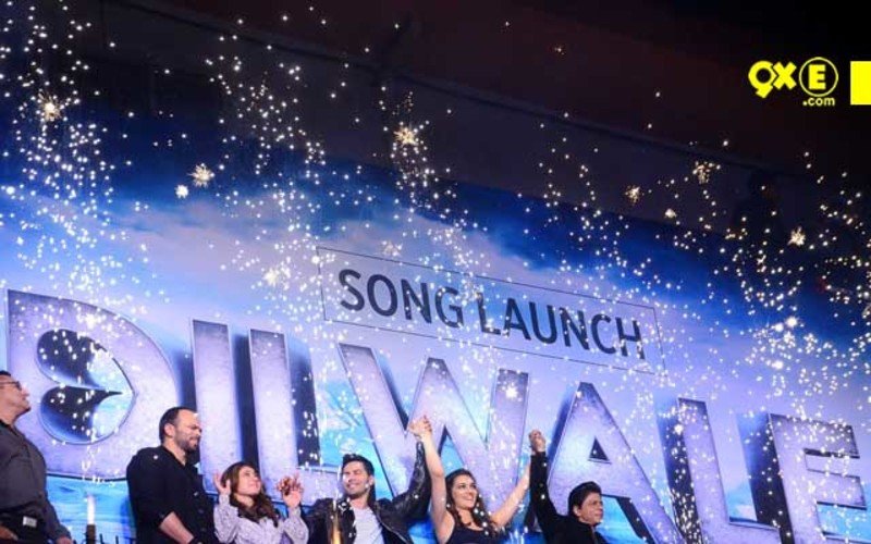 SRK-Kajol, Varun-Kriti Launch Dilwale Song Gerua