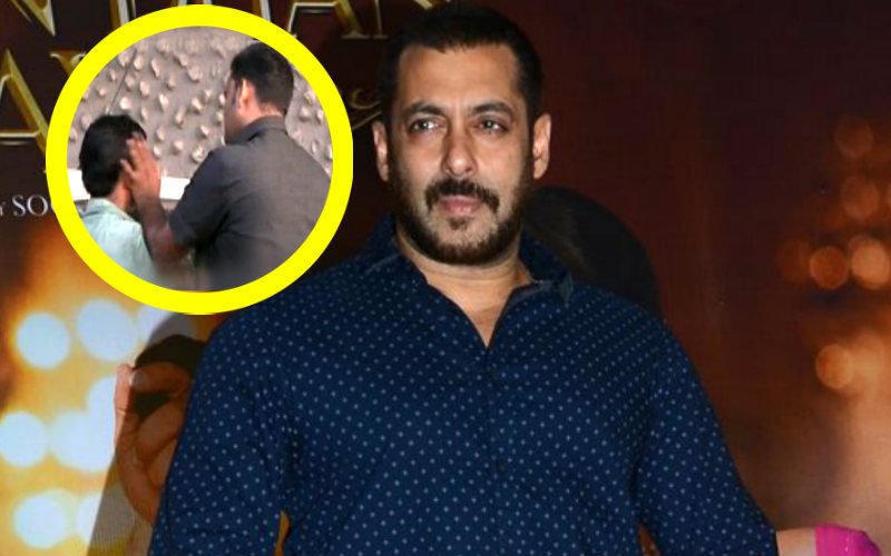 SHOCKER: Salman's Bodyguard Slaps An Innocent Fan Thrice!