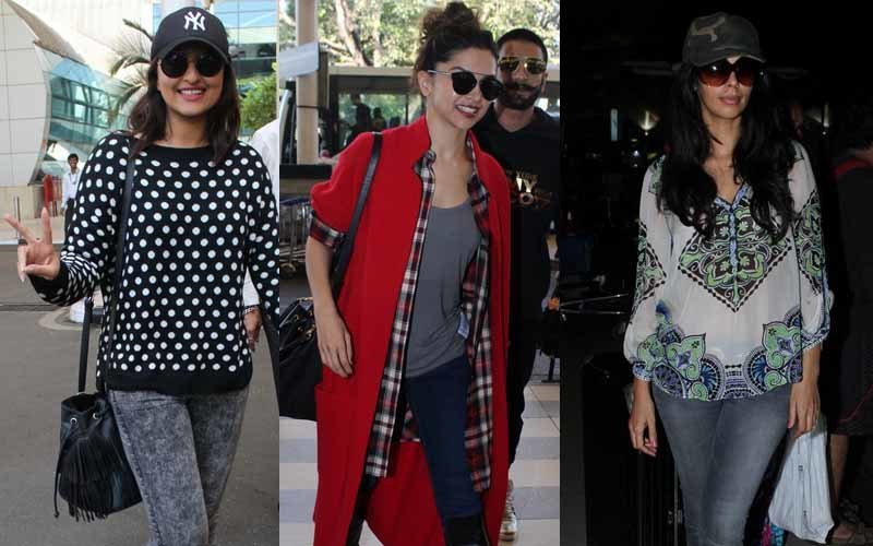 Airport Special: Bollywood Divas Up Cool Quotient