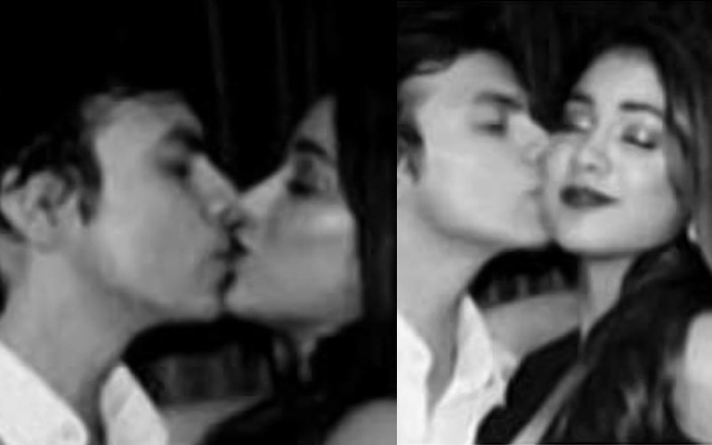 Jhanvi shares a passionate liplock with boyfriend! Picture goes viral!