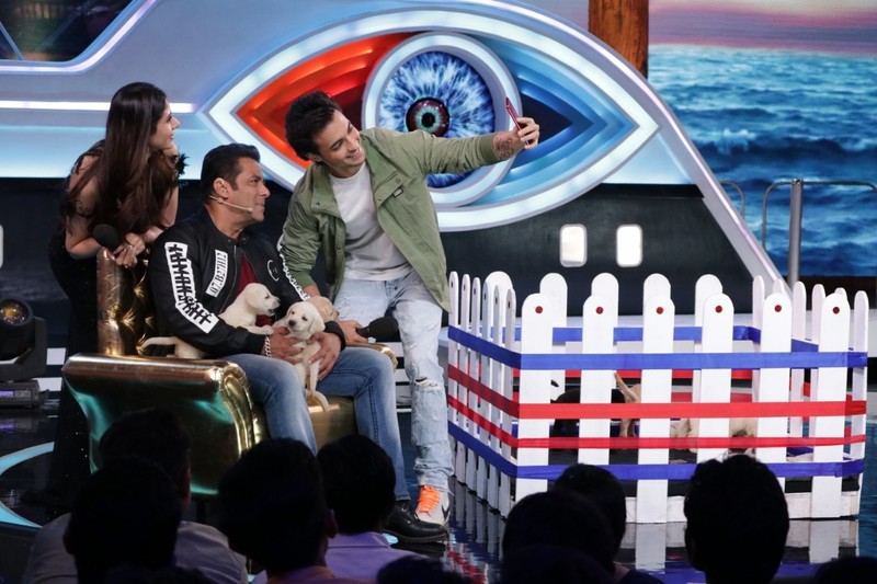 A Still Of Salman Khan From Bigboss 12