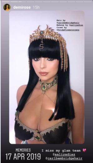 Demi Rose Turns Into An Egyptian Princess With A Sultry Spin- Pic