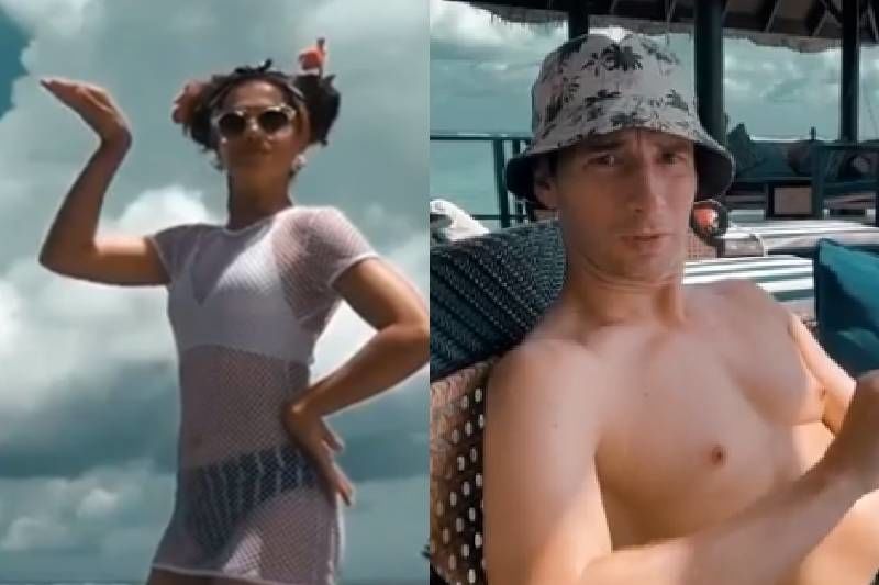 Taapsee Pannu's 'Biggini Shoot' With Her Troop In Maldives Is Madness Personified; BF Mathias Boe Makes Appearance In The Video - WATCH HERE