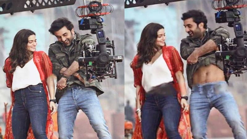 Ranbir Kapoor Takes His Shirt Off, Alia Bhatt Delights In The Delicious Sight: Brahmastra On-Set Unseen Pics