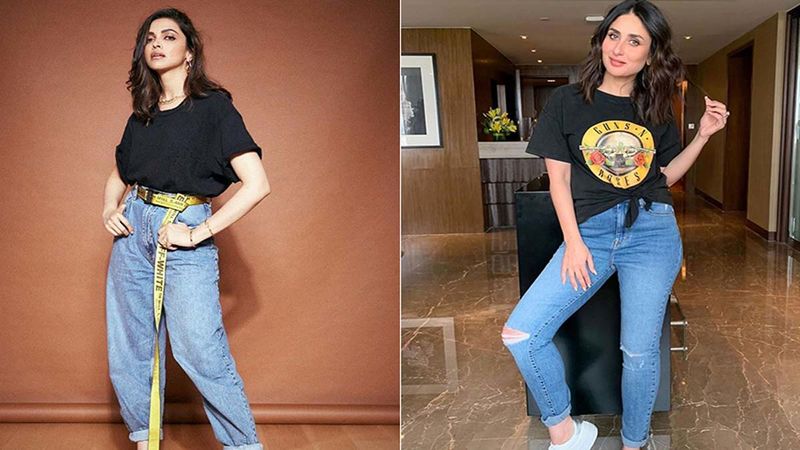 Who Werked It Better? Kareena Kapoor Khan OR Deepika Padukone In Black On Denim Look