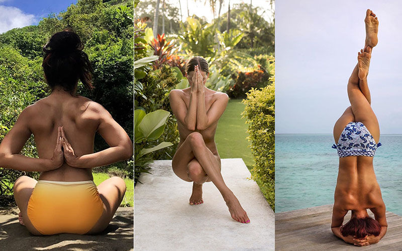 Abigail Pande And Aashka Goradia Go Topless, Seek Inspiration From Instagram Sensation Nude Yoga Girl