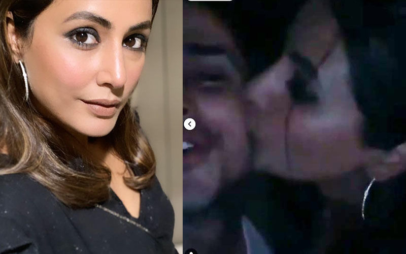 Hina Khan Gives A Kiss To Birthday Boy Priyank Sharma, Watch INSIDE Pictures And Videos From His B'day Bash