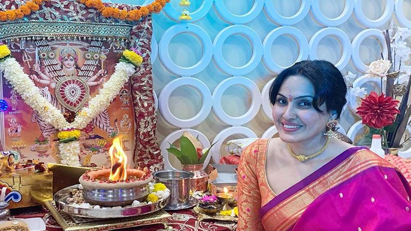 Kamya Panjabi’s Wedding Festivities Begin: Lady Dons A Gorgeous Saree For Mata Ki Chowki - Pic