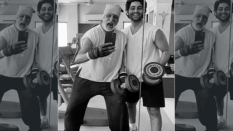 77-Year-Old Amitabh Bachchan Hits The Gym With 19-Year-Old Grandson Agastya Nanda With Much Sass; Proves Age Is A State Of Mind