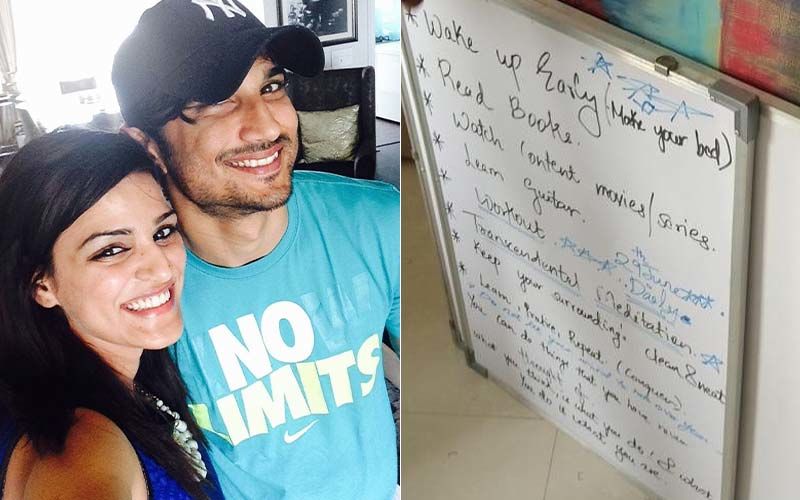 Sushant Singh Rajput Had Chalked Out A To-Do List For June 29; Sister Shweta Singh Kirti Shares Picture Of Whiteboard Where He Wrote Everything
