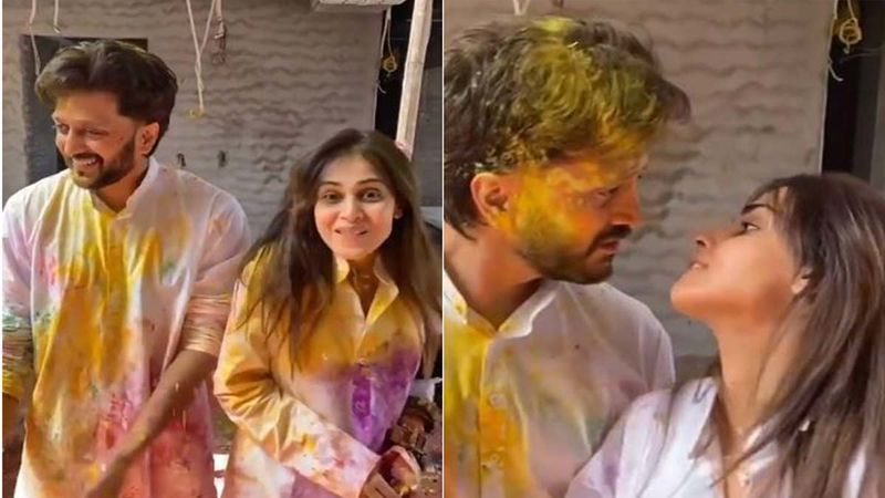 Holi 2021: Genelia D’Souza Shares A Glimpse Of Her ‘Khatta Meetha’ Celebration With Riteish Deshmukh; Says ‘Find Your Own Way To Make Festivals Special’