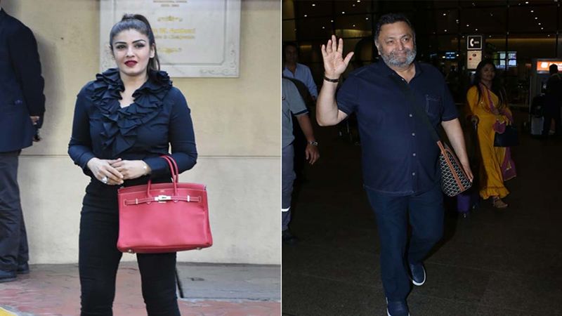 Raveena Tandon Drops A Throwback Picture From Late Rishi Kapoor's Wedding; Actress Looks Cute As A Button Posing With The Newlyweds And Her Parents
