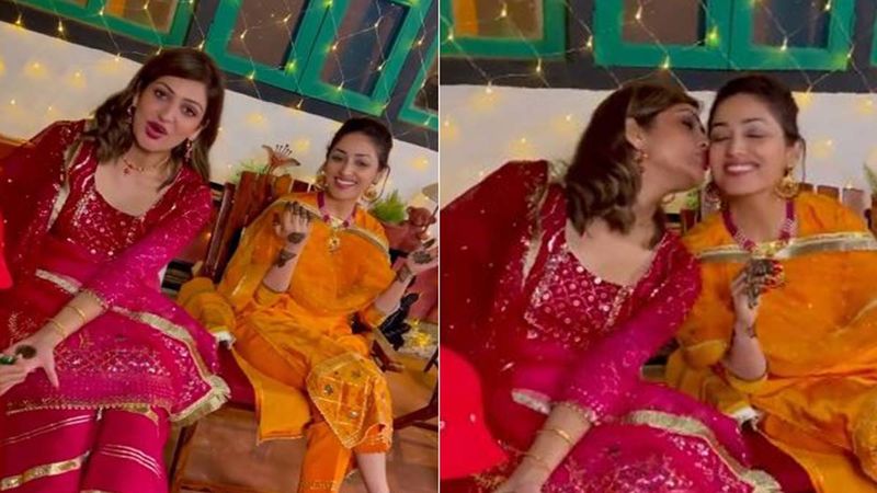 Yami Gautam Getting Kisses From Her Sister, Surilie At Her Mehendi Is Pure Love