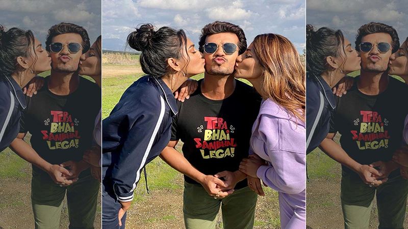 Khatron Ke Khiladi 11: Arjun Bijlani Is Showered With Kisses By Nikki Tamboli And Sana Makbul In These Unseen Candid Shots From Cape Town