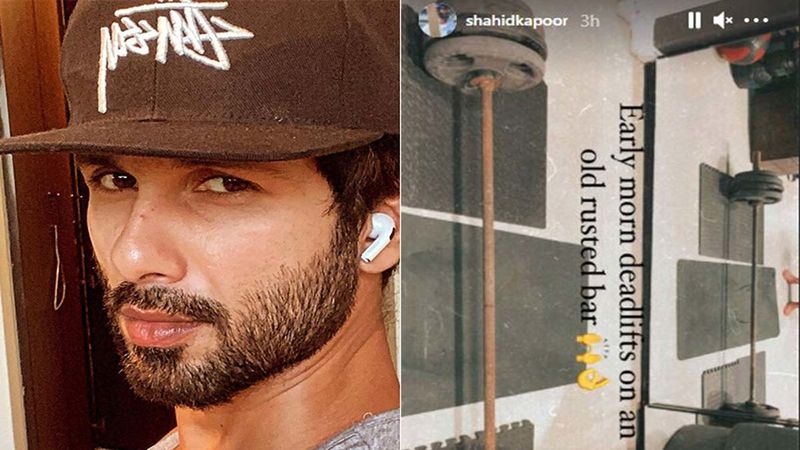 Shahid Kapoor Kickstarts His Friday On A Motivational Note, Does ‘Early Morning Deadlifts On An Old Rusted Bar’