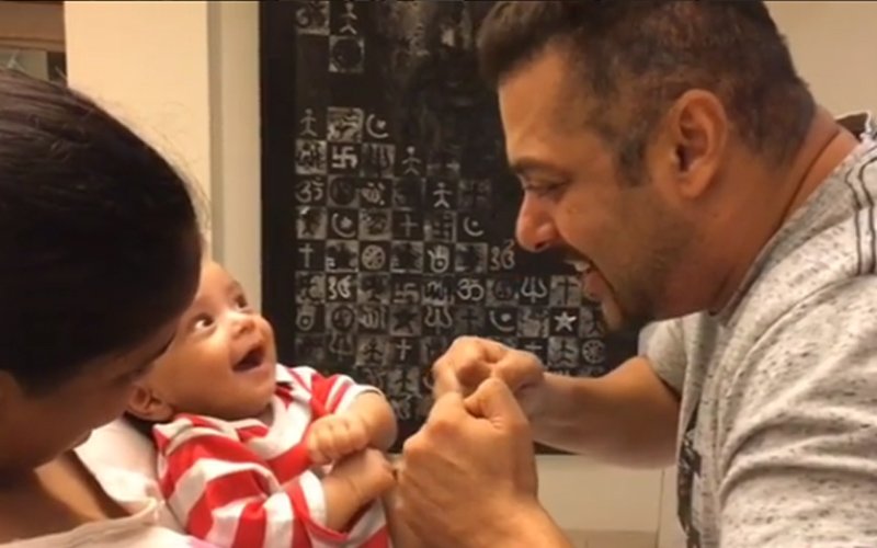 Salman, Priyanka spend time with Baby Ahil