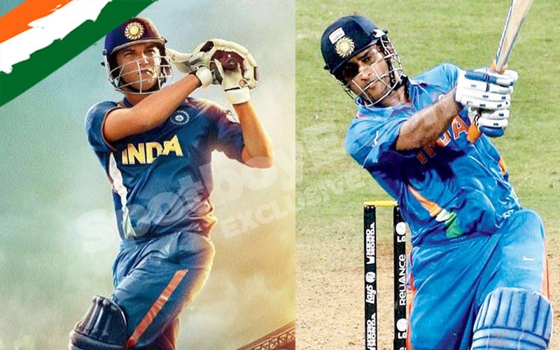 Sushant shoots for 2011 World Cup Final, courtesy Dhoni