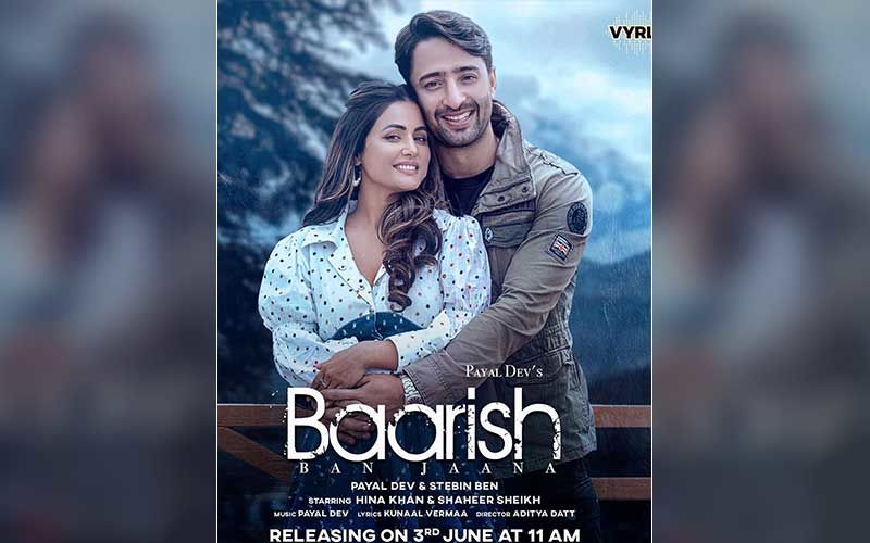 Baarish Ban Jaana: Hina Khan And Shaheer Sheikh Unveil The First Look Of Their Upcoming Romantic Song; Music Video To Release In June
