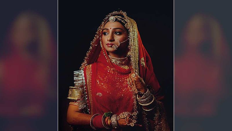Mohena Kumari Shares Her First Picture As A Bride; The Actress Looks Ethereal In Her Red Wedding Attire