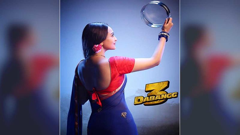 Dabangg 3: Sonakshi Sinha AKA Rajjo Pandey's Karwa Chauth 2019 Look Is Out; Wishes Fans In Dabangg Style